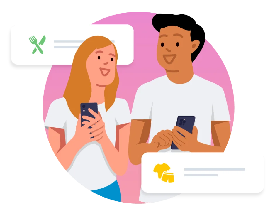 Notable Growth team collaborating illustration